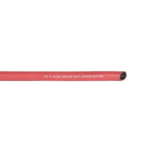 MANGUERA C14 AGUA CALIENTE EPDM ROJA 20 BAR 140ºC
