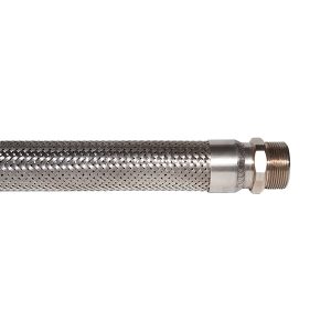 TUBO FLEXIBLE INOX. AISI 316L 1 TRENZA INOX304