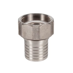 DIN 2817 ESPIGA DENTADA ROSCA HEMBRA BSP INOXIDABLE