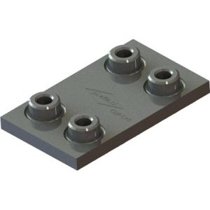 PLACA BASE SOLDAR DOBLE ACERO