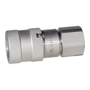 ENCHUFE HEMBRA CARA PLANA ISO 16028 ROSCA BSP ACERO CARBONO