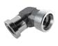 MANGUITO ADAPTADOR CODO 90 METRICO 24 CON ALOJAMIENTO PARA JUNTA SAE 3000 SERIE S